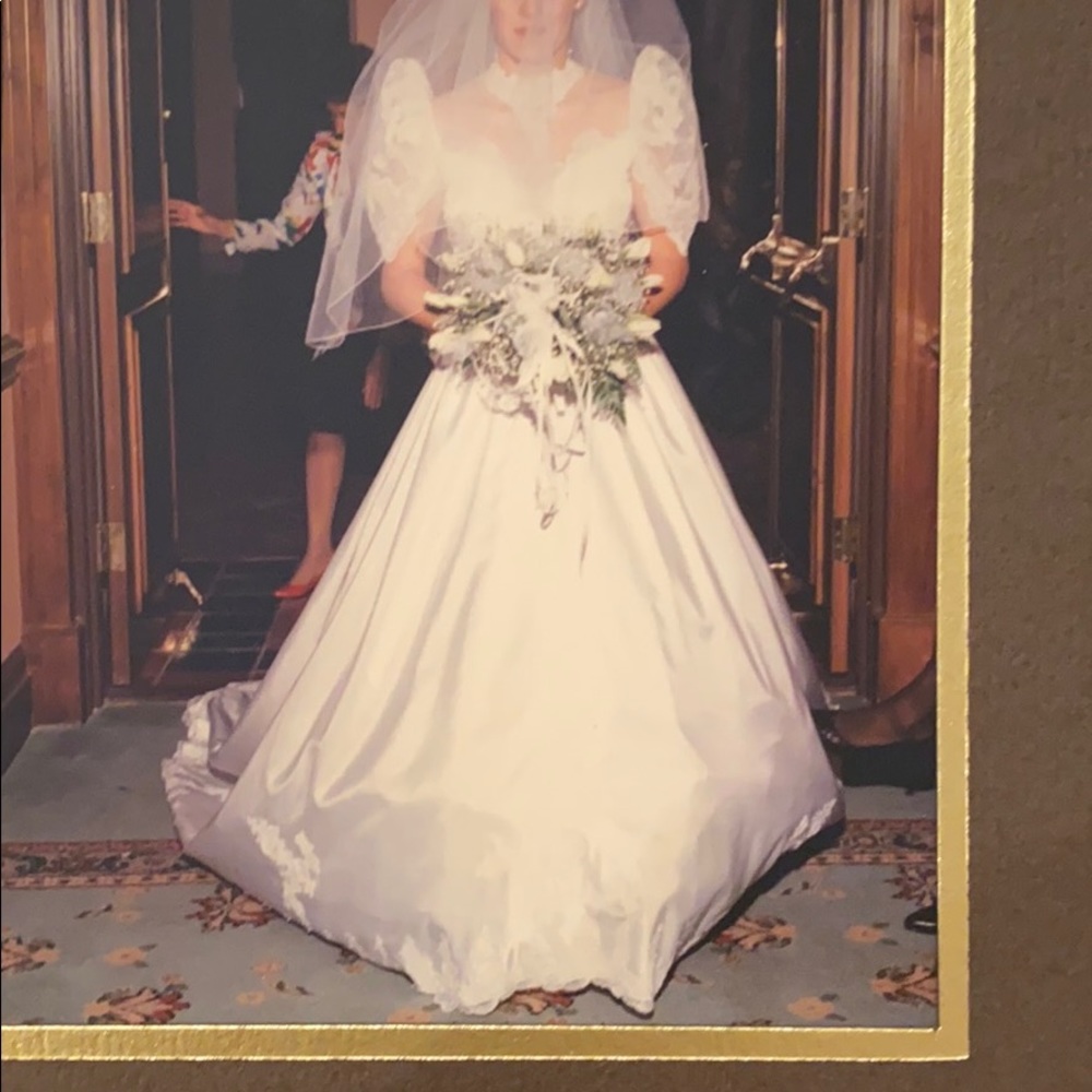 Vintage 80s Wedding Dress